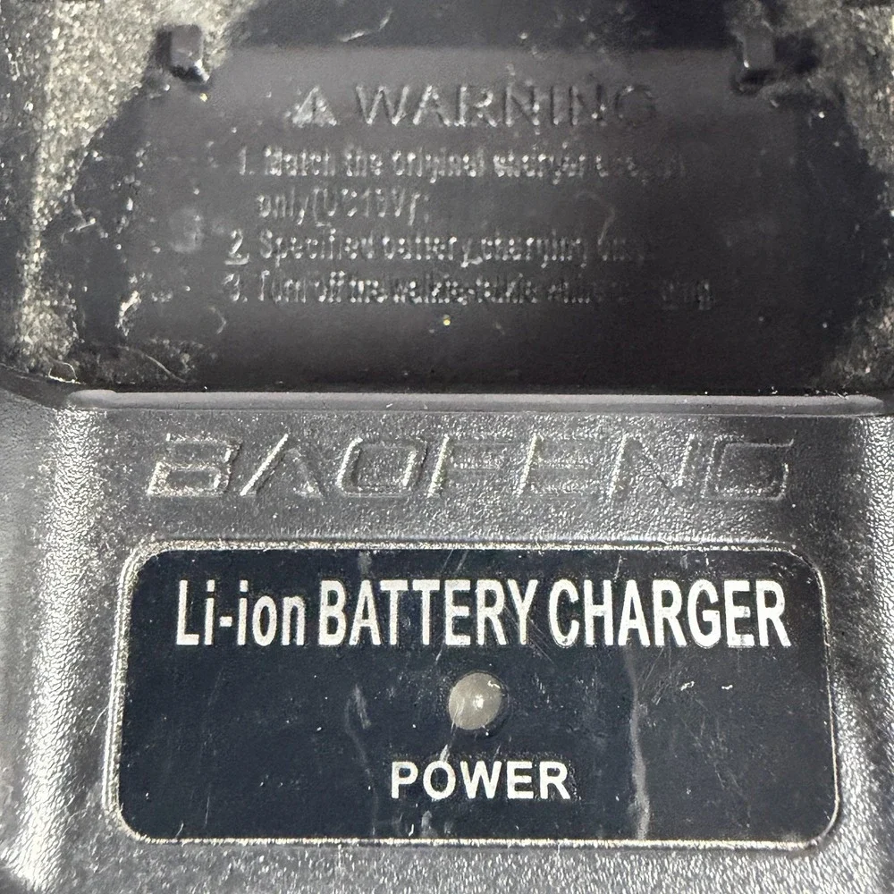 Baofeng CH-5 Battery Charger Base No Power Supply LED
